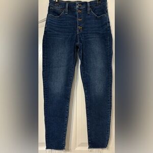 J. Crew High-Rise Skinny Jeans in Indigo